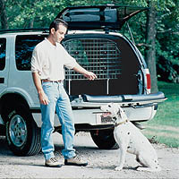 chevy tahoe dog barrier