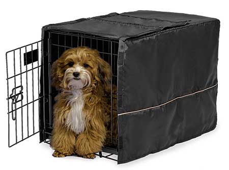 MIDWEST Quiet Time Fleece Dog Crate Mat, Cinnamon, 22-in 