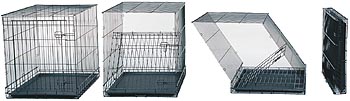 Large Midwest Dog Crate Folding Sequence