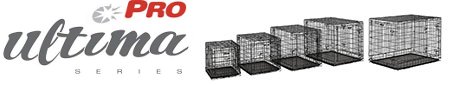 Midwest Ultima Pro Dog Crate Logo and Array of Crates